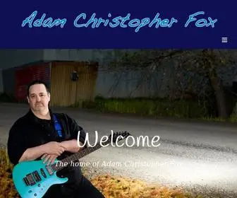 AdamcFox.com(Adam Christopher Fox) Screenshot