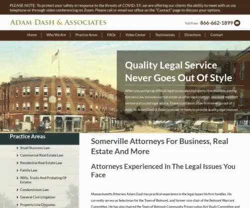 Adamdashlaw.com(Somerville Family Law Lawyer) Screenshot