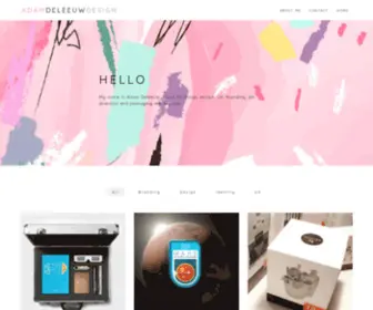 Adamdeleeuwdesign.com(Welcome) Screenshot
