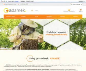 Adamek.net.pl(I akcesoria dla pszczelarzy) Screenshot