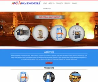 Adamengineers.com(Hydraulic Baling Press) Screenshot