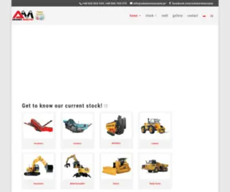 Adamexmaszyny.pl(Przesiewacze) Screenshot