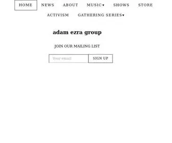 Adamezra.com(Adam Ezra Group) Screenshot