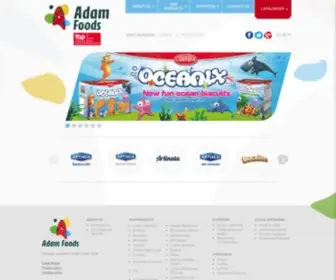 Adamfoods.com(Find out more about Adam Foods) Screenshot