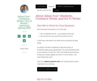 Adamfout.com(Mental Health Blog) Screenshot