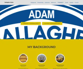 AdamGallagher.net(Gallagher Home) Screenshot