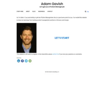 AdamGavish.com(AdamGavish) Screenshot