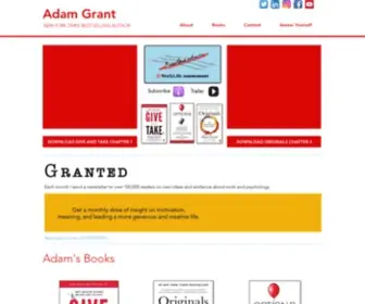 AdamGrant.net(Adam Grant) Screenshot