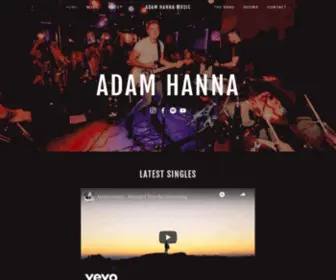 Adamhannamusic.com(Adam Hanna Music) Screenshot