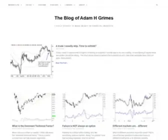 Adamhgrimes.com(The Blog of Adam H Grimes) Screenshot