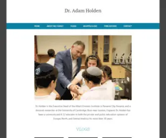 Adamholden.blog(Dr. Holden) Screenshot