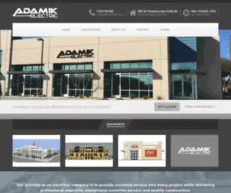 Adamikelectric.com(Adamik Electric) Screenshot