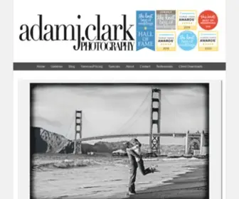 AdamjClarkphotography.com(Livermore and East Bay Portrait and Wedding Photographer) Screenshot