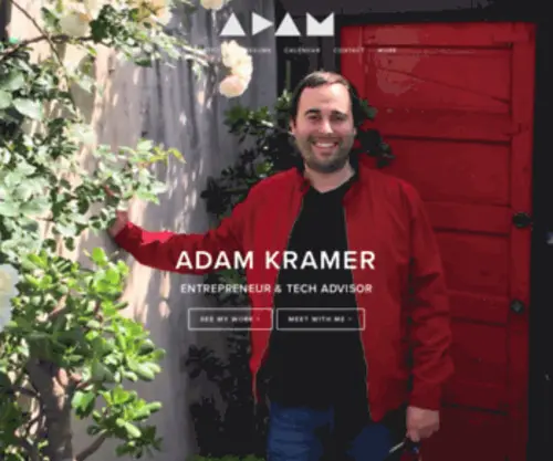 Adamkramer.com(Adam Kramer) Screenshot