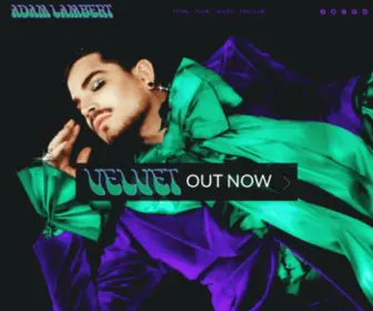 Adamlambertfans.com(Adam Lambert) Screenshot