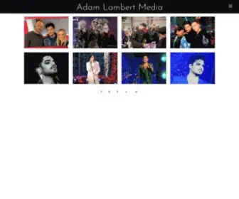 Adamlambertmedia.com(Adam Lambert Media) Screenshot