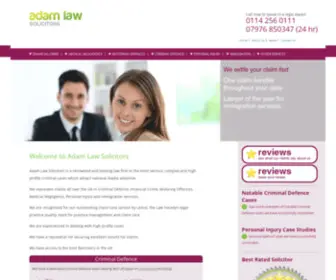 Adamlawsolicitors.co.uk(Adam Law Solicitors) Screenshot