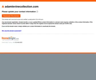 Adamlevinecollection.com(Adamlevinecollection) Screenshot