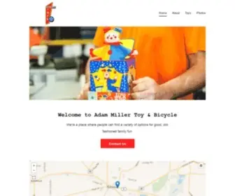 Adammillertoyandbicycle.com(Adam Miller Toy & Bicycle) Screenshot