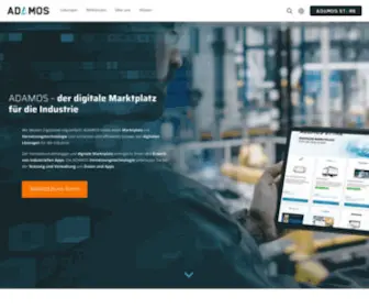 Adamos.com(Mehrwerte für eine starke) Screenshot