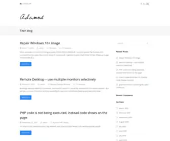 Adamosk.com(Adamosk) Screenshot