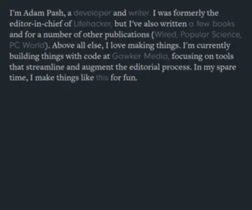 Adampash.com(Adam Pash) Screenshot