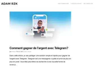 Adamrzk.fr(Adam Rzk) Screenshot