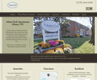 Adams-Park.com(Adams Park Apartments) Screenshot