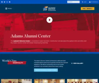 Adamsalumnicenter.org(Adams Alumni Center) Screenshot