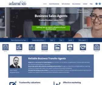 Adamsandco.com(Adams and Co) Screenshot