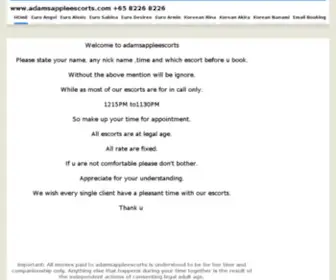 Adamsappleescorts.com(Adamsappleescorts) Screenshot