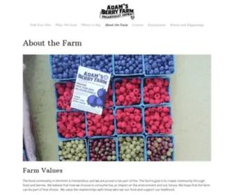 Adamsberryfarm.com(Adam's Berry Farm) Screenshot