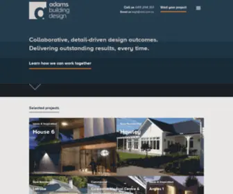 Adamsbuildingdesign.com.au(Adams Building Design) Screenshot