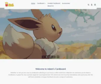 Adamscardboard.co.nz(Adam's Cardboard) Screenshot