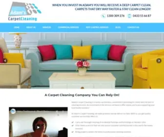 Adamscarpetcleaning.com.au(Carpet Cleaning Sydney) Screenshot