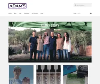 Adamscbd.com(AdamsCBD) Screenshot