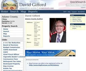 Adamscountyauditor.org(Adams County) Screenshot