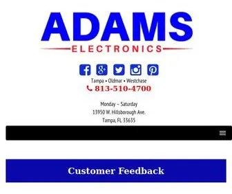 Adamselectronicsrepair.com(Vintage Stereo Amplifier Receivers Repair) Screenshot