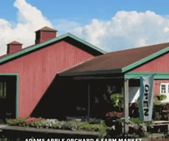 Adamsfarmmarket.com(Adams Apple Orchard & Farm Market in Williston) Screenshot