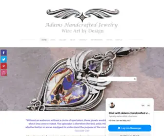 Adamshandcraftedjewelry.com(ADAMS HANDCRAFTED JEWELRY) Screenshot