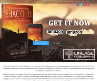 Adamsiddiq.com(Author of SHACKLED) Screenshot