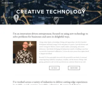 Adamsimon.net(Adam Simon) Screenshot