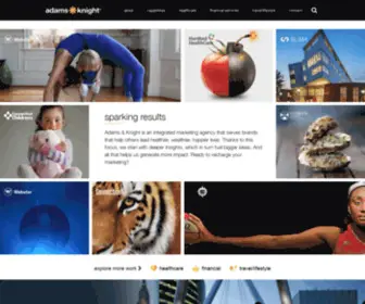 Adamsknight.com(Integrated Marketing Agency in CT) Screenshot