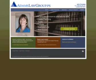 Adamslawgroupnw.com(Adams Law Group) Screenshot