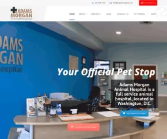 Adamsmorganah.com(Adams Morgan Animal Hospital) Screenshot