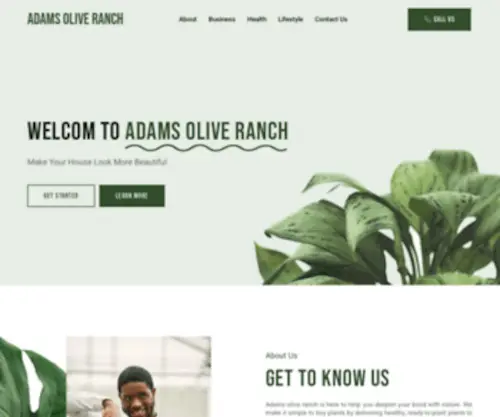 Adamsoliveranch.com(Adams Olive Ranch) Screenshot