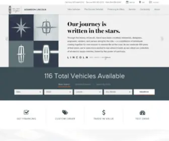 Adamsonlincoln.com(Adamson Lincoln) Screenshot