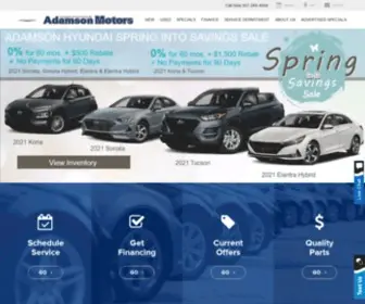 Adamsonmotors.com(Rochester) Screenshot