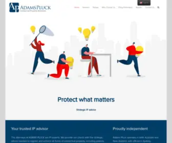 Adamspluck.com.au(Patent & Trade Mark Attorneys) Screenshot