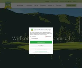 Adamstal.at(Einer der spektakulärsten Golfplätze Europas) Screenshot